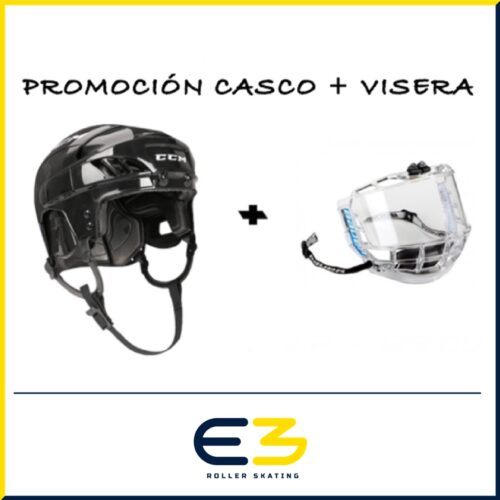 CCM HT50 Helmet + Bauer Senior Full Face Visor